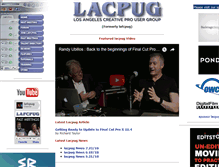 Tablet Screenshot of lafcpug.org